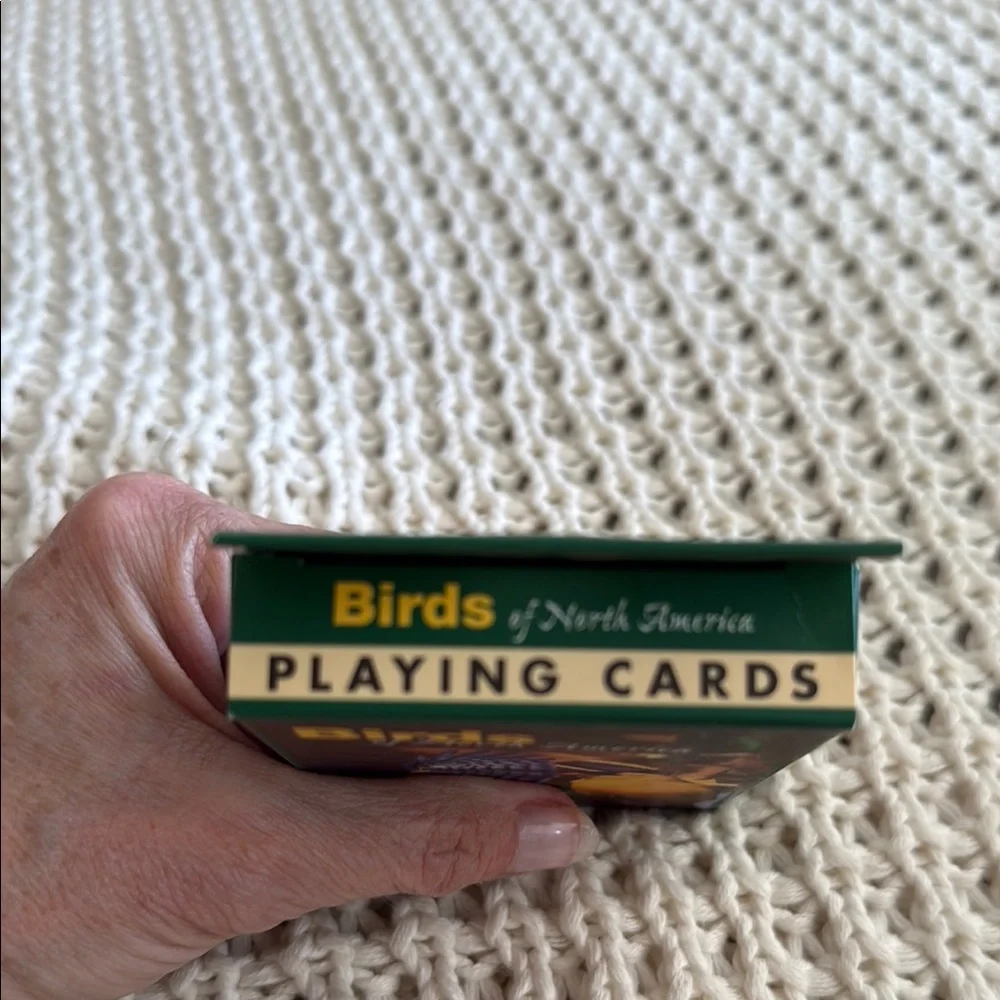 Birds of North America Playing Cards - Green/Yellow - New, unopened!